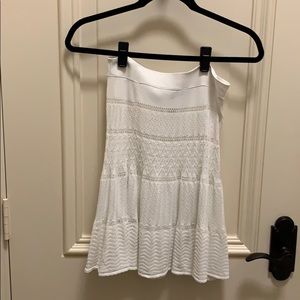 BCBG Maxazria white skirt